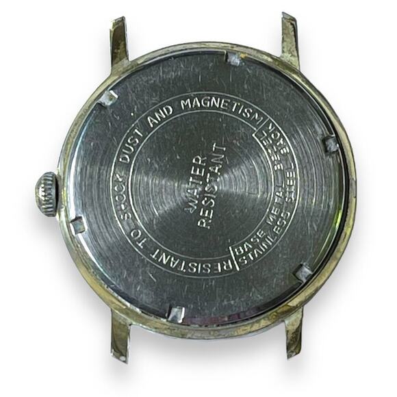 Wedgefield Calendar Watch 17 Jewel Manual Wind Water Resistant - AS IS - WORKS - Picture 4 of 10